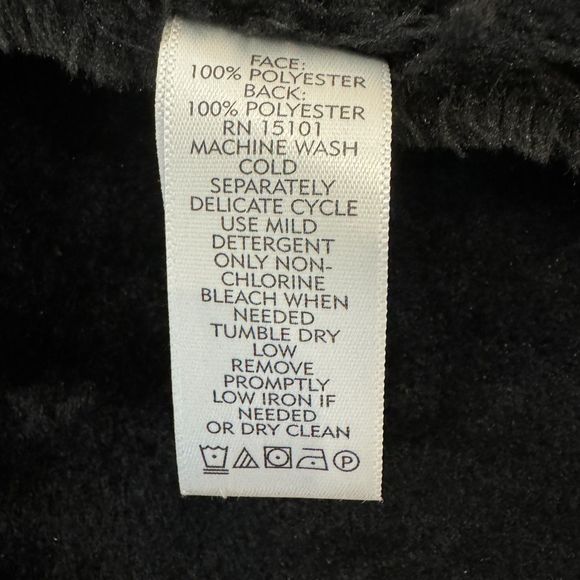 Susan Graver Faux Shearling Vest with Front Pockets - Women's 2X - Picture 7 of 8